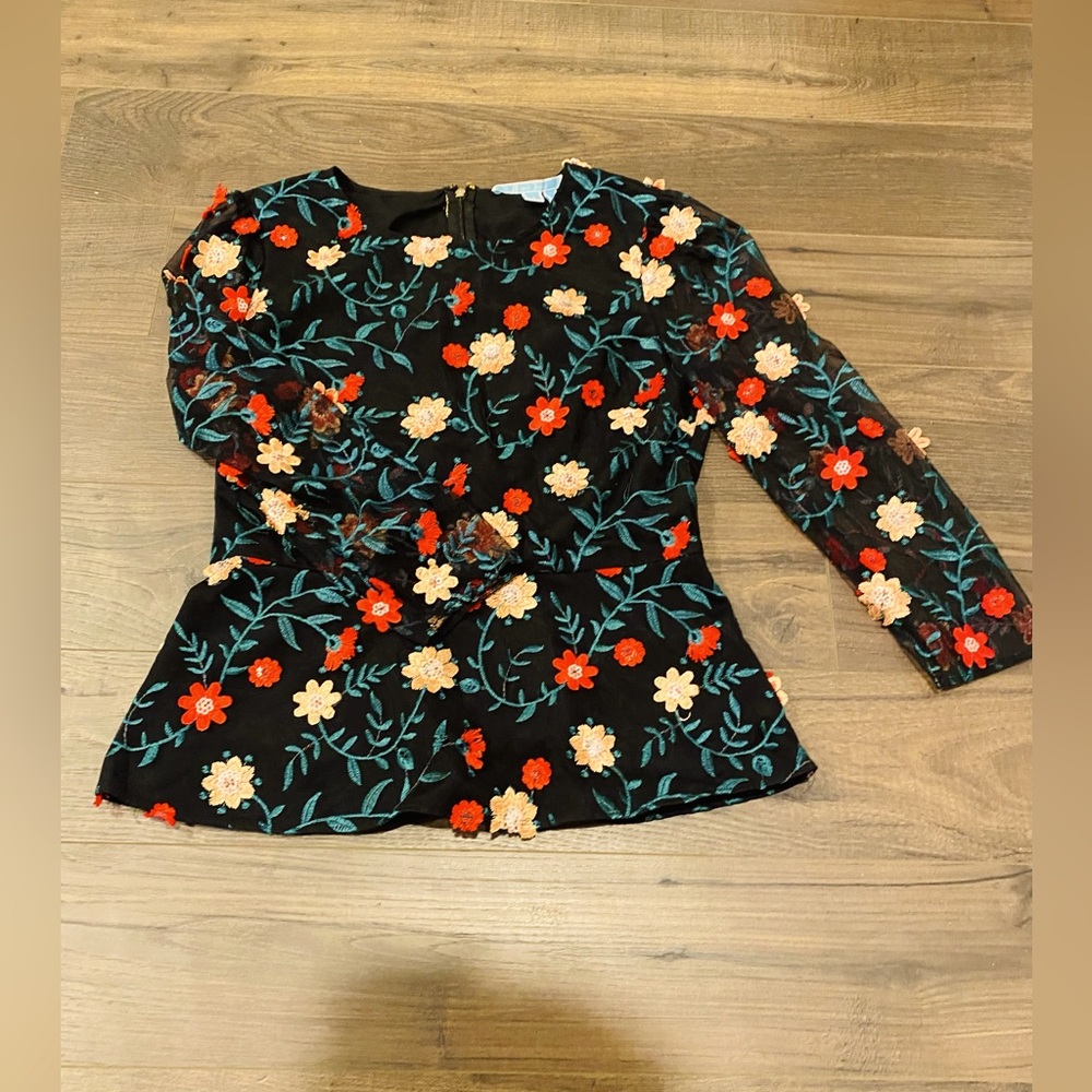 Floral embellished Blouse—Draper James
